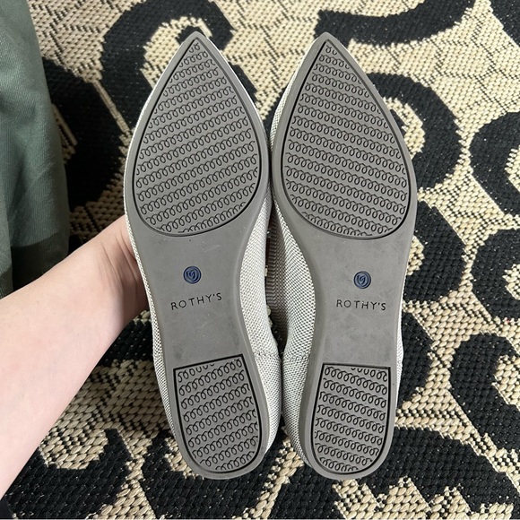 Light Gray Rothys Point 8.5 - Picture 5 of 5